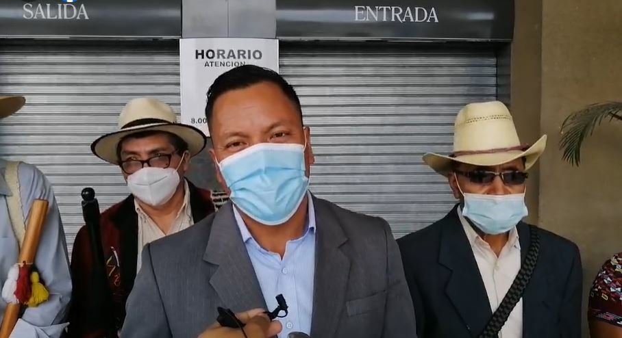 Representantes de pueblos indígenas denuncian a Giammattei por varios eventos